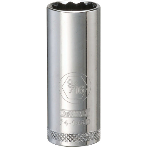 DEWALT DWMT74148OSP 9/16 IN 12-Point Deep Socket, 3/8 IN Drive