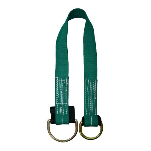 Buckingham 3902-4 Suspension Sling, 4 FT, 2 D-Rings, 1-3/4 IN Nylon Web