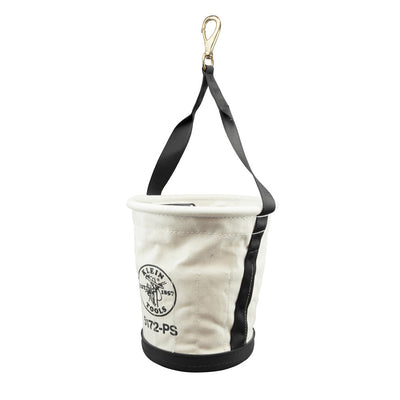 Klein Tools 5172PS Heavy-Duty Tapered-Wall Bucket, 15 Pocket, 12 IN