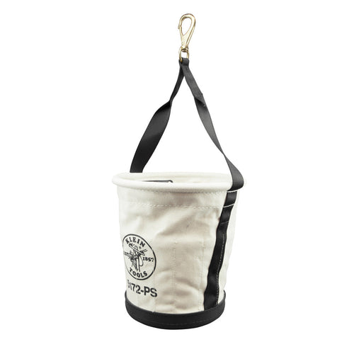 Klein Tools 5172PS Heavy-Duty Tapered-Wall Bucket, 15 Pocket, 12 IN