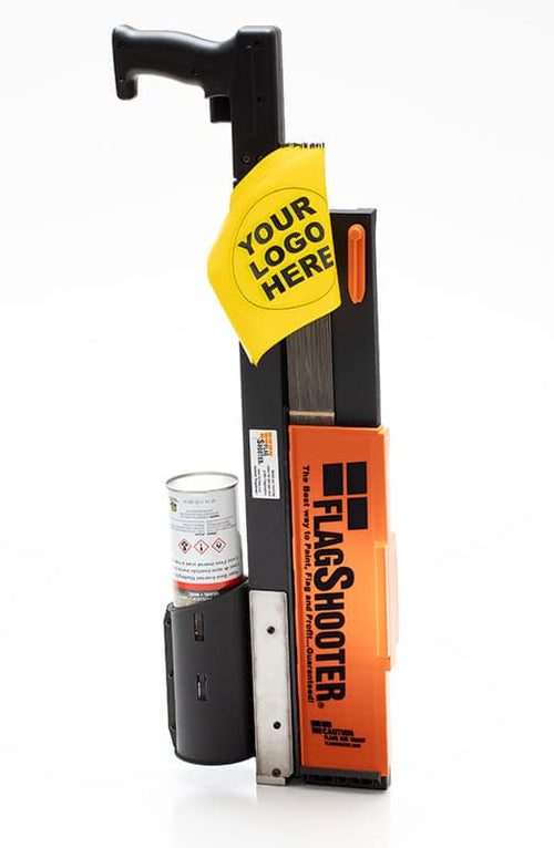 Flagshooter J316-2.0 Flag Insertion Gun with Paint Can Unit