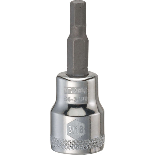 DeWalt DWMT86389OSP 3/8 IN Drive Hex Bit Socket, 3/16 IN SAE