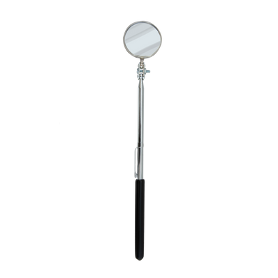 Ullman Devices E-2M Magnifying Inspection Mirror, 1-1/4 IN Round, 8 IN Long