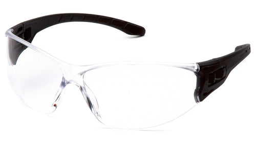 Pyramex TruLock SB9510ST Safety Glasses, Clear H2X Anti-Fog Lens, Black Frame