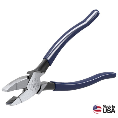 Klein Tools D213-9NE 9 IN Lineman's Pliers, New England Nose