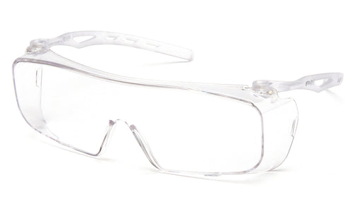 Pyramex Cappture S9910ST OTS Safety Glasses, Clear H2X Anti-Fog Lens, Dielectric