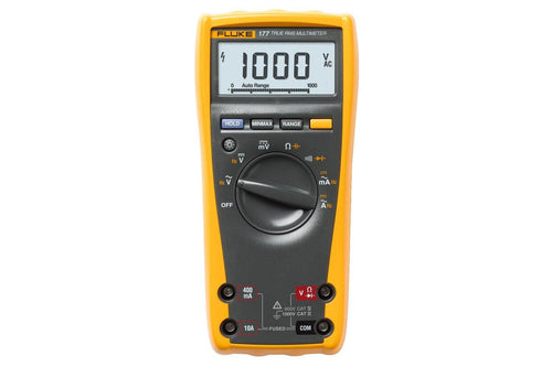 Fluke 177 True-RMS Digital Multimeter, 6000-Count, Backlit Display