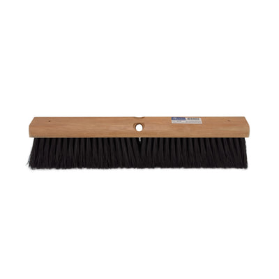 Magnolia Brush 2018 Floor Sweep with Handle, 18 IN Black Poly, 3 IN Trim