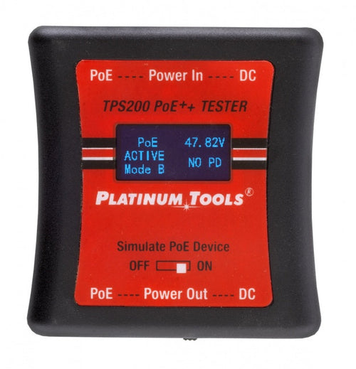 Platinum Tools TPS200C Pocket-Size PoE++ Tester
