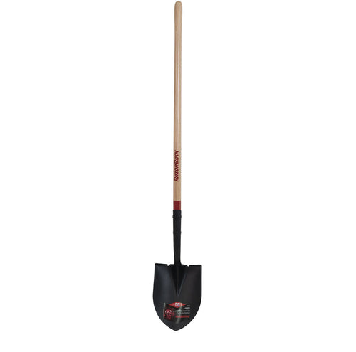 Razor-Back 45520 Round Point Digging Shovel, Open Back, 48 IN Wood Handle