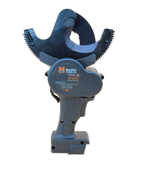 Huskie Tools REC-RL754MX 18V (Milwaukee M18) Gear-Driven ACSR/AL/CU Cable Cutter, 2-1/8 IN Jaw (Tool Only)
