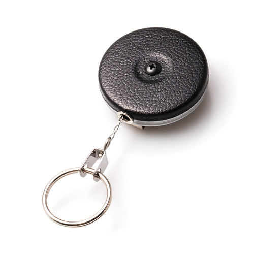 KEY-BAK Original #3B (0003-004) Heavy-Duty Retractable Key Chain, 24 IN Stainless Steel Chain, Belt Loop