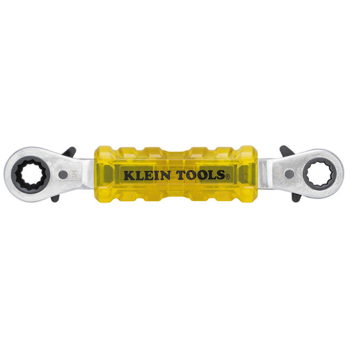 Klein Tools KT223X4-INS Lineman's Insulating 4-in-1 Box Wrench, 1000V Rated