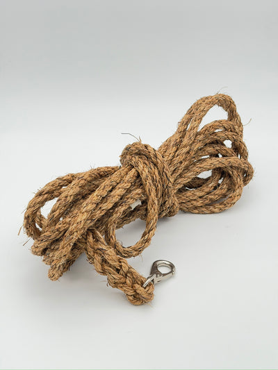 Erin Rope Aerial Guy Line, 1/2 IN x 30 FT Manila with E-W Safety Hook