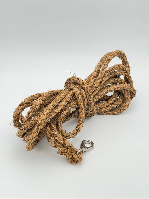 Erin Rope Aerial Guy Line, 1/2 IN x 30 FT Manila with E-W Safety Hook
