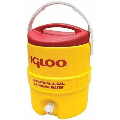 Igloo 421 400 Series Industrial Water Cooler, 2 Gallon, Safety Yellow