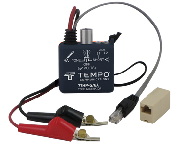 Tempo Communications 77HP-G/6A-01 High Power Tone Generator with Holster and Bed-of-Nails (ABN) Clips