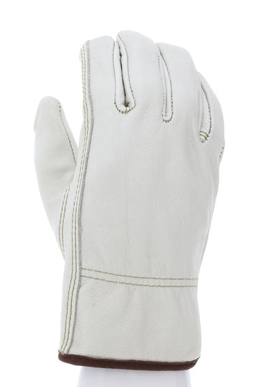 MCR Safety 3280M Grain Cow Leather Driver Gloves, Thermal Lined, Medium
