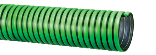 Tigerflex Tiger Green TG Series 1-1/2 IN EPDM Suction Hose, 25 FT with Cuffed Ends
