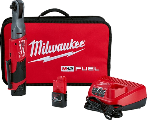 Milwaukee 2557-22 M12 FUEL 3/8 IN Ratchet 2-Battery Kit