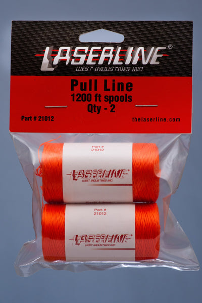 West Industries D21012 LaserLine Replacement Pull Line, Two 1,200 FT Spools