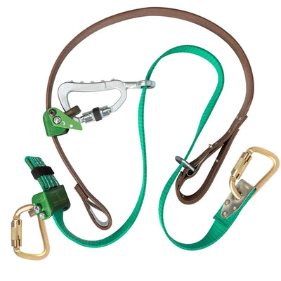 Buckingham 490W2 EZ Squeeze Wood Pole Fall Restriction Device, Woven Inner Strap, Distribution Poles up to Class 1