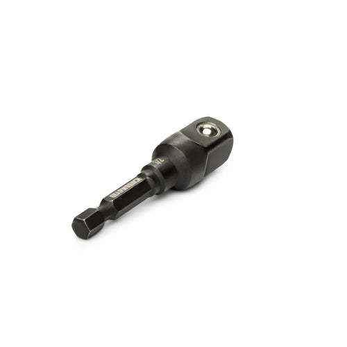 GEARWRENCH GWLSAD14P Lineman Impact Adapter, 1/4 IN Hex x 1/2 IN Square Drive