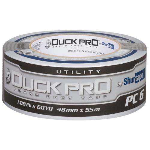 Shurtape PC 006 ShurGRIP Utility Duct Tape, 6 Mil, 48 mm x 55 m