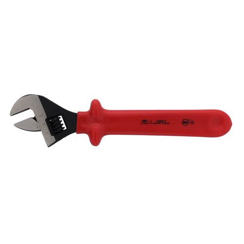 Wiha 76212 Insulated Adjustable Wrench, 12 IN, 1000V