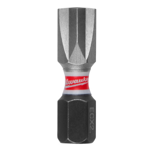 Milwaukee 48-32-4142 SHOCKWAVE Impact Duty 1 IN ECX #2 Insert Bits, 25-Pack