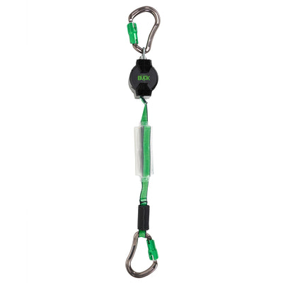 Buckingham 6009-64AA 6 FT Mini BuckLimiter Self-Retracting Lanyard, 420 lb, ANSI Z359.14-2021 Class 1
