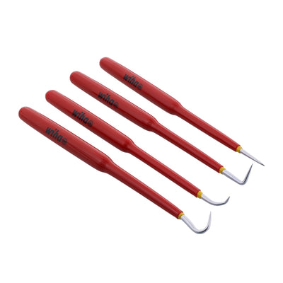 Wiha 75240 Insulated Pick Set, 4-Piece, 1,000 V Rated