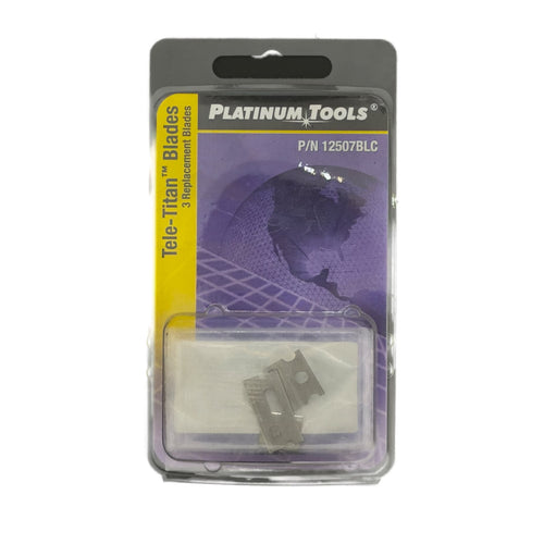 Platinum Tools 12507BLC Replacement Blade Set (3 pc) for Tele-Titan 12507C Crimp Tool