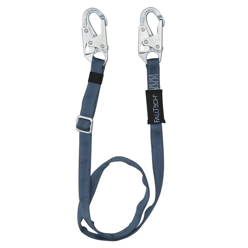 FallTech 8209 4 FT to 6 FT Adjustable Length Restraint Lanyard with Steel Snap Hooks