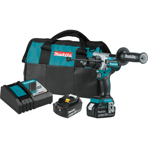 Makita XPH14T 18V LXT Brushless 1/2 IN Hammer Driver-Drill Kit (5.0Ah)