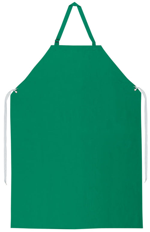 MCR Safety 368R5 Dominator Green PVC/Polyester Chemical Apron, 35 IN x 48 IN