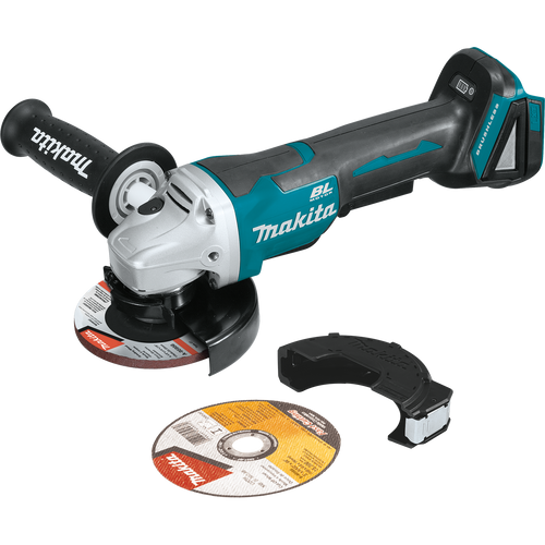 Makita XAG11Z 18V LXT Brushless 4-1/2 IN / 5 IN Paddle Switch Cut-Off/Angle Grinder with Electric Brake (Tool Only)