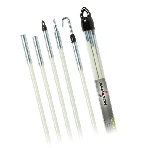 Jameson 7-36-23T Glow Fish Rod Kit, 1/4 IN x 24 FT, 5 Rods