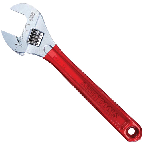 Klein Tools D507-12 Extra-Capacity Adjustable Wrench, 12 IN