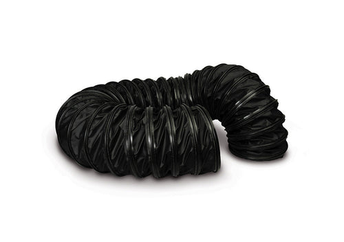 ABC Industries EnviroDuct 15WK 8 IN x 15 FT Black High-Temp Flexible Duct Hose, Dual Cuff