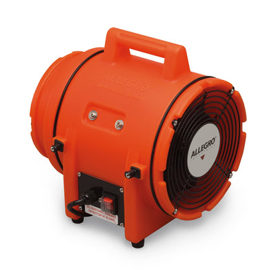 Allegro Industries 9533 8 IN Axial AC Plastic Confined Space Blower, 1/3 HP, 831 CFM (Blower Only)