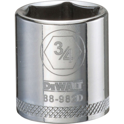 DeWalt DWMT88982OSP 3/4 IN SAE 6-Point 3/8 IN Drive Socket
