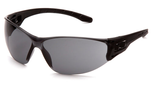 Pyramex TruLock Safety Glasses, Black Temples, Gray H2X Anti-Fog Lens