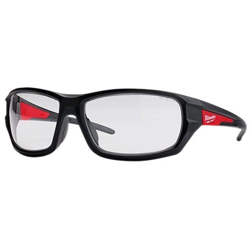 Milwaukee 48-73-2021 Performance Safety Glasses, Clear Fog-Free Anti-Scratch Lens, ANSI Z87.1+