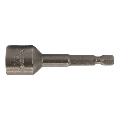 VEGA 165MN816 1/2 IN Magnetic Nut Setter, 1/4 IN Hex Drive, 2-9/16 IN Length
