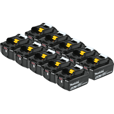 Makita BL1850B-10 18V LXT Lithium-Ion 5.0Ah Battery (10-Pack)