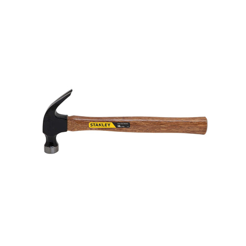 Stanley 51-616 16 oz Curved Claw Wood Handle Nailing Hammer