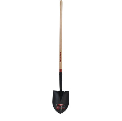 Razor-Back 45520 Round Point Digging Shovel, Open Back, 48 IN Wood Handle