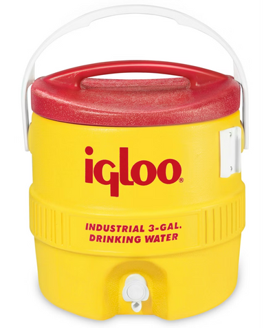 Igloo 431 3 Gallon Yellow Industrial Water Cooler / Beverage Dispenser