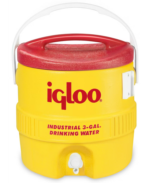 Igloo 431 3 Gallon Yellow Industrial Water Cooler / Beverage Dispenser